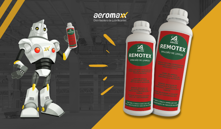 Remotex emulsão de limpeza para injetoras.