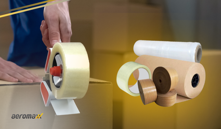 Materiais para empacotamento profissional